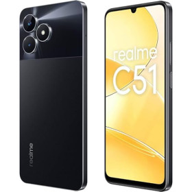 Smartphone Realme C51 4Go 128 Go noir fiche technique et prix tunisie