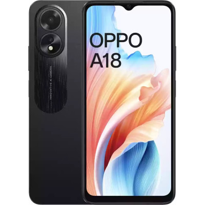 Smartphone Oppo A18 4Go 128Go noir fiche technique et prix tunisie