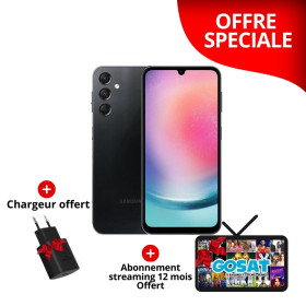 Samsung Galaxy A24 8go 128go 4G Noir spécifications tunisie