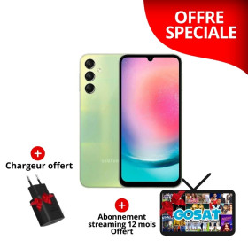 Samsung Galaxy A24 6go 128go 4G Vert spécifications  et prix en tunisie