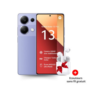 Smartphone Xiaomi Redmi Note 13 Pro 5G 12Go 512Go Violet caractéristique