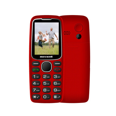 Téléphone portable Maxwell Easyphone Gsm Rouge meilleur prix en Tunisie