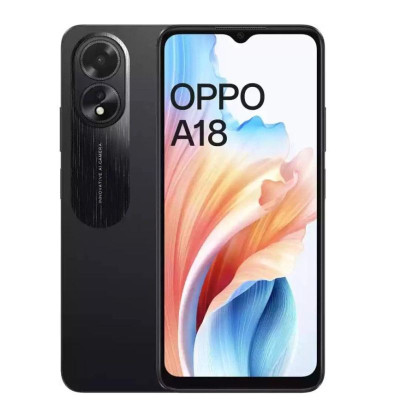 Smartphone Oppo A18 4Go 64Go Noir fiche technique et prix tunisie