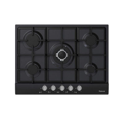 Plaque de Cuisson Encastrable FOCUS F478B 5 Feux 70 cm Noir prix Tunisie
