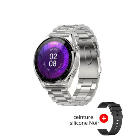 Montre connectée Inkax SWR-05 - Silver fiche technique et prix Tunisie