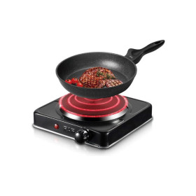 Plaque De Cuisson Électrique Raf R.8010AB 1 Foyer 1000W Noir