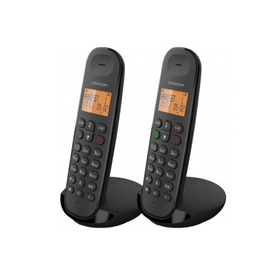 Téléphone Fixe Sans fil Logicom ILOA 250 Duo mains libres Noir fiche technique