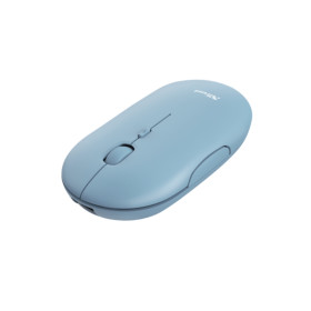 Souris Sans Fil Ultra Fine Rechargeable Trust Puck Bleu | Tunisiatech