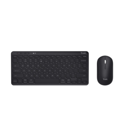 Clavier et souris sans fil Rechargeable multi-appareils Trust Lyra Noir prix et fiche technique