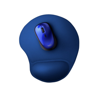 Tapis Souris Trust Bigfoot Avec Repose-Poignet Small Bleu - Tunisiatech