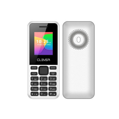 Téléphone portable Clever C4 Dual SIM Blanc prix et fiche technique