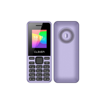 Téléphone portable Clever C4 Dual SIM Violet fiche technique