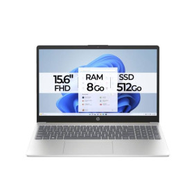 PC Portable HP 15-fd0048nk i5 13è Gén 8Go 512Go SSD - Silver & Or Chaud