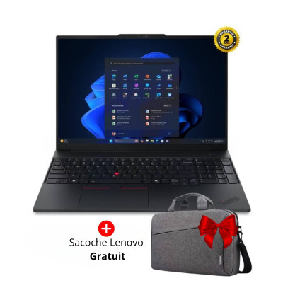 PC Portable LENOVO ThinkPad E16 Gen 3 Intel Core 5 210H 8Go 512Go SSD Noir prix tunisie
