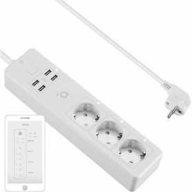 Smart 3 Socket Wifi Power Strip Acme Blanc "SH3103"