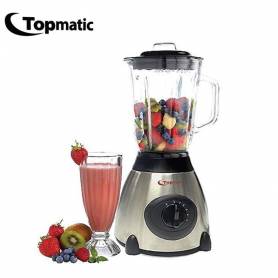 TOPMATIC Blender 600W Inox 1.5L SME-600.1 prix Tunisie moins cher