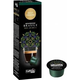 Box 10 Capsules Caffitaly Brasile