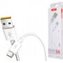 Câble USB-C 1m 5A blanc  XO NB120