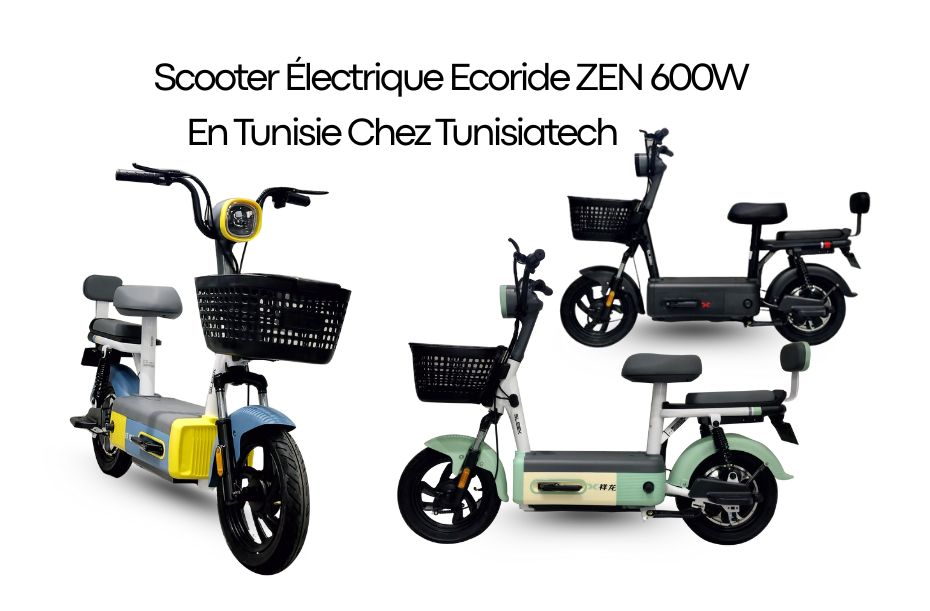 Scooter-electrique -ecoride-zen-600-watts-en Tunisie