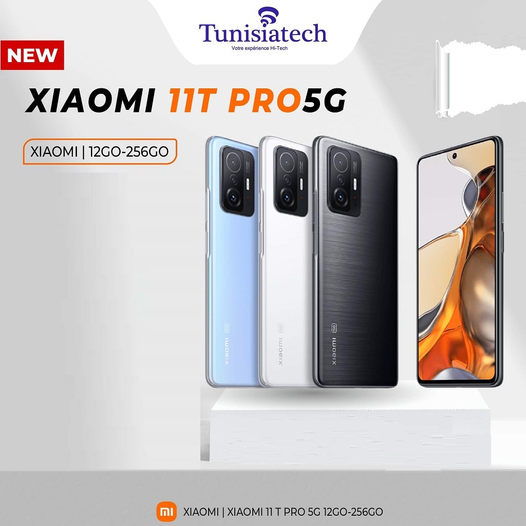 smartphone xiaomi 11t pro disponible en tunisie